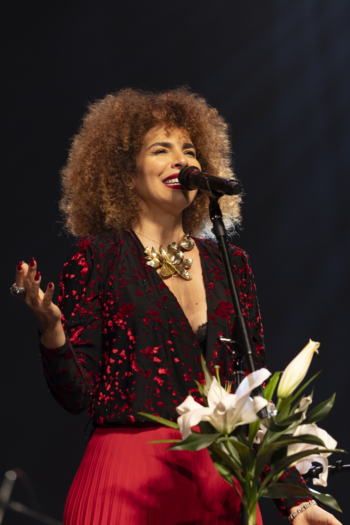 Vanessa da Mata e Orquestra Heliópolis unem o popular ao erudito em espetáculo no Teatro Bradesco / Foto: Bianca Tatamiya
