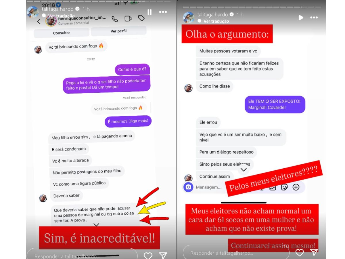 Reprodução: Instagram @Talita Galhardo
Reprodução: Instagram @Talita Galhardo