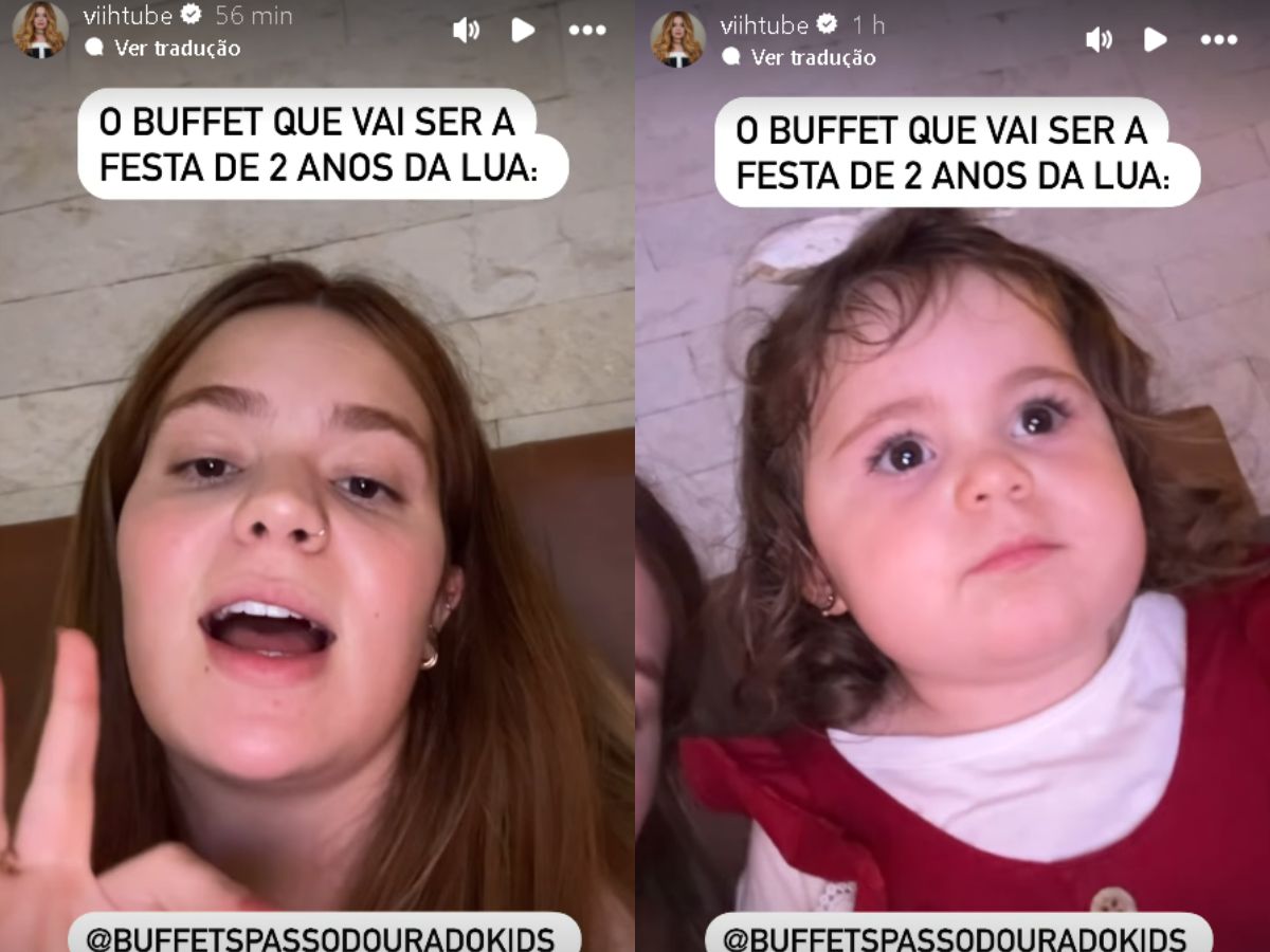 Viih Tube e filha Lua