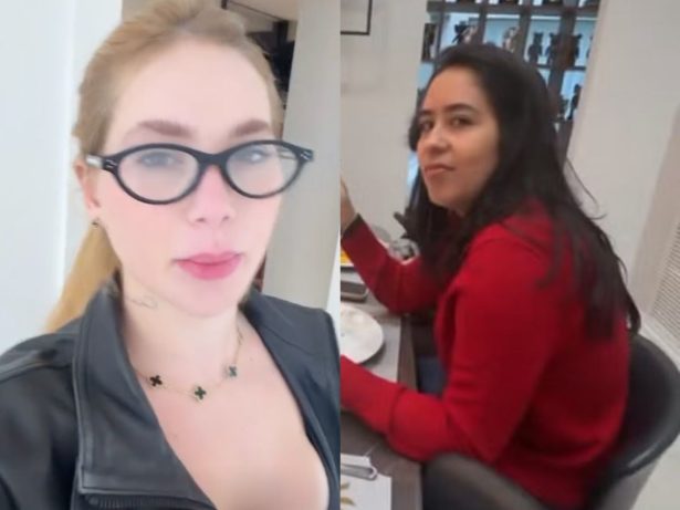 Nada de climão! Virginia toma café com irmã de Zé Felipe na mansão de Vini Jr.