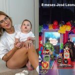 Virginia Fonseca celebra 8 meses do filho caçula, José Leonardo