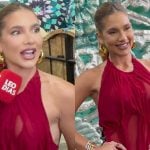 Virginia conhece barracão da Grande Rio e promete levar filhos para assistir desfile