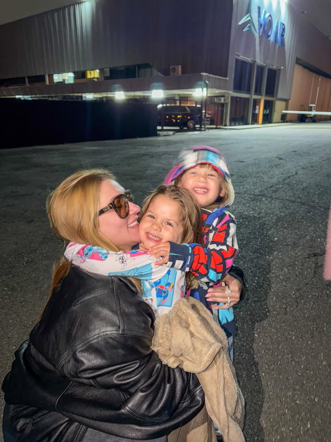 Virginia e as filhas Maria Alice e Maria Flor
