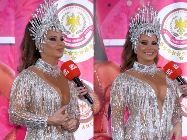Viviane Araújo é coroada Rainha Convidada da União Imperial: “Feliz de poder voltar”