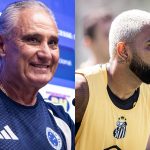 Tite, técnico do Cruzeiro manda recado a Gabigol, novo jogador do Santos
