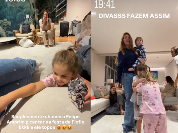 Virginia revela que Felipe Amorim será uma das atrações da festa de 3 anos de Maria Flor