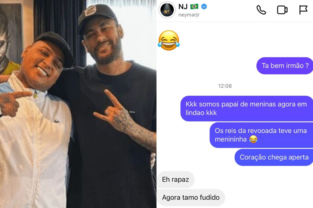 MC Ryan fala sobre ser pai de menina com Neymar que diz: “Fudidos”