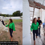 Nicole Bahls compartilha detalhes das reformas em seu famoso sítio. Veja o vídeo