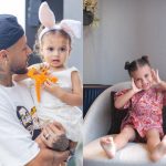 Tal pai, tal filha! Neymar mostra Helena fazendo careta que é sua marca registrada