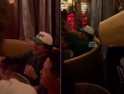 Bruno Mars celebra aniversário em bar de hotel em SP ao som de “parabéns” em português