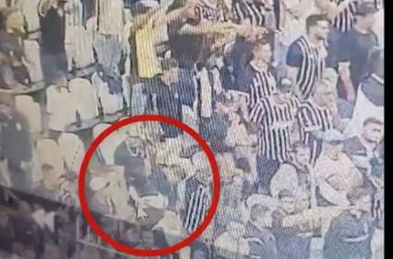 Vídeo mostra momento em que torcedor do Corinthians arremeça cabeça de porco no campo