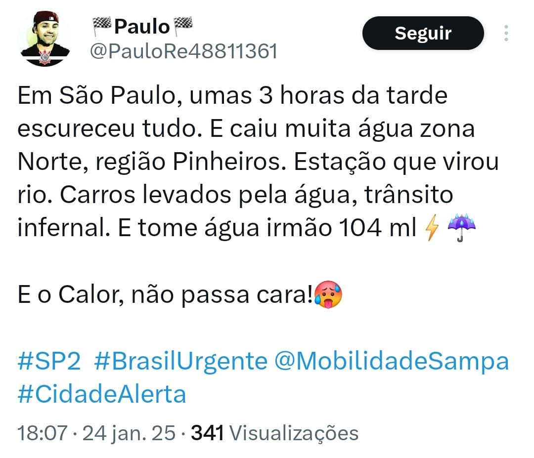 Reprodução: X