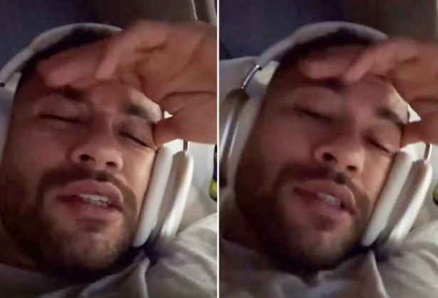 Voltando ao Brasil, Neymar reclama de duração do voo: “Não chega nunca”