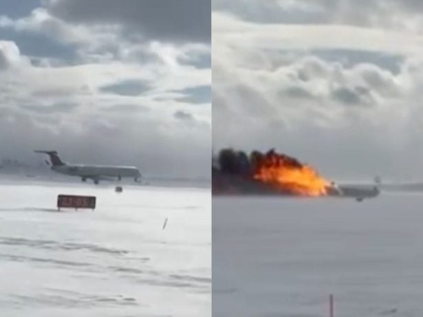 Vídeo inédito mostra momento exato em que avião capota em pouso no Canadá