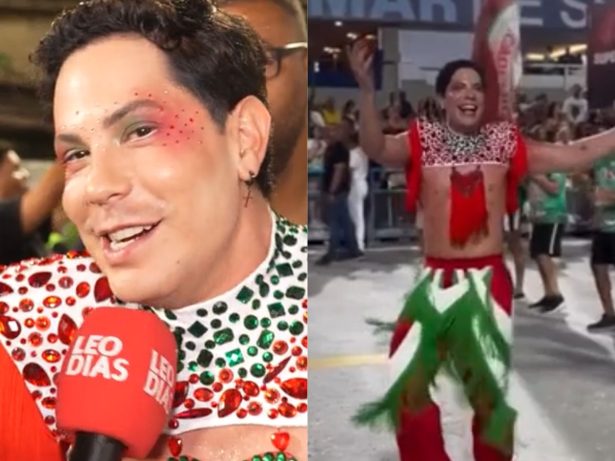 Christian Chávez celebra 1º Carnaval: “Ninguém sabe dar festa como os brasileiros”