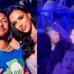 Neymar e Bruna Biancardi esbanjam romance na Sapucaí durante o Carnaval