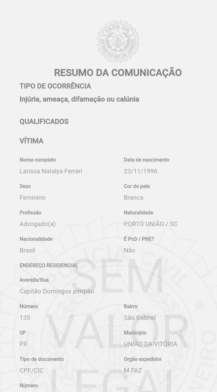 Reprodução: Arquivo pessoal