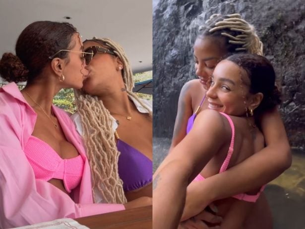 Grávida de Zuri, Brunna celebra 8 anos com Ludmilla: “Orgulho da nossa história”