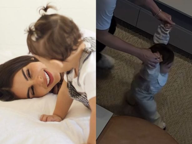 Amanda Kimberlly mostra os primeiros passos de Helena, sua filha com Neymar