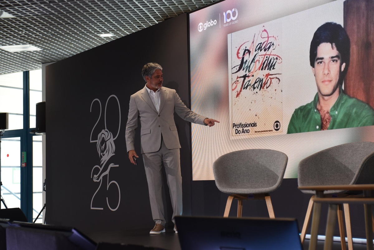 William Bonner em Cannes Lions 2025 / Divulgação 