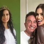 Esposa de Amado Batista revela se já fez plásticas após exibir fotos antigas
