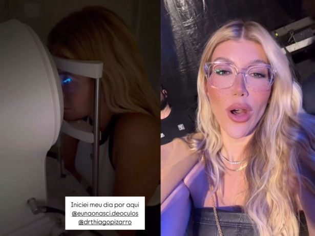 Mulher de Cristiano passa por cirurgia ocular após complicação com lente de contato