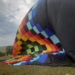 Balão faz pouso em Sorocaba (Reprodução/Divulgação)