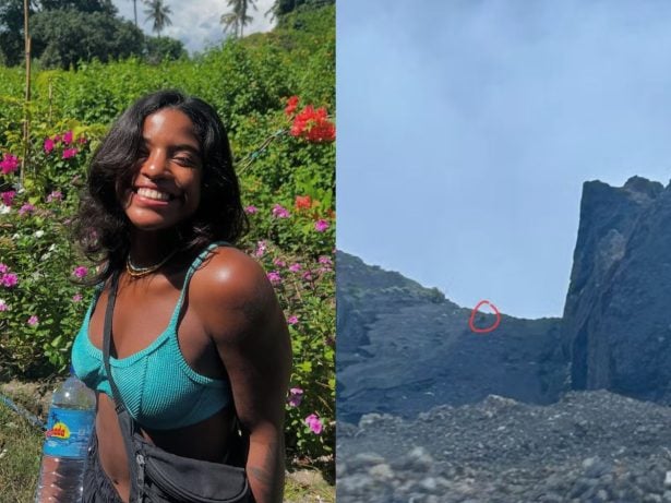 Sem resgate, brasileira que caiu em trilha escorrega rumo a precipício na Indonésia