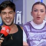 Álvaro ironiza polêmica com Thayse Teixeira no “Fofocalizando”: “Fez pra causar”