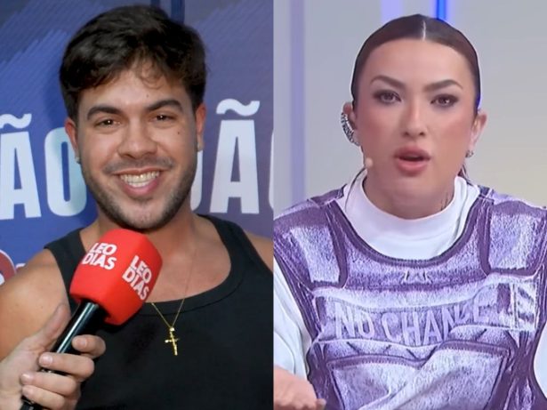 Álvaro ironiza polêmica com Thayse Teixeira no “Fofocalizando”: “Fez pra causar”