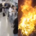 Idoso coloca fogo em vagão do metrô e causa pânico em Seul, na Coreia do Sul