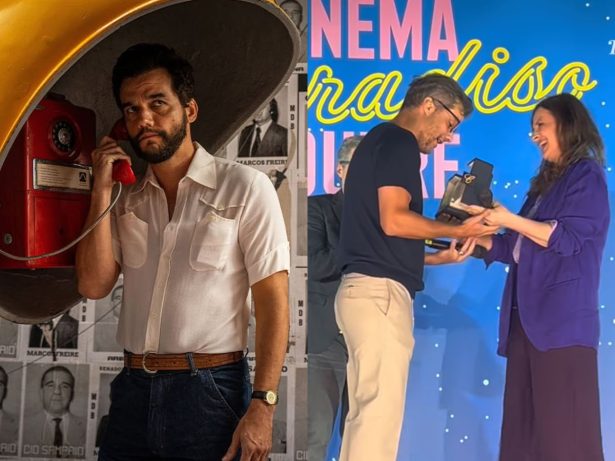 Wagner Moura recebe prêmio do Festival de Cannes durante evento em Paris