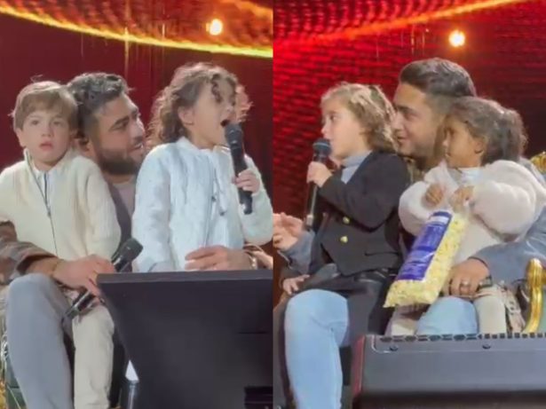 Filhos de Henrique & Juliano “invadem” o palco e soltam a voz em show em SP
