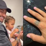 Neymar adere ao estilo “pai de menina” com unhas pintadas por Mavie