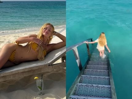 Marina Ruy Barbosa exibe quarto de hotel e termina o tour no mar do Caribe
