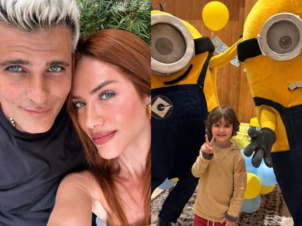 Gio Ewbank e Gagliasso fazem festa para o filho caçula com presença dos Minions
