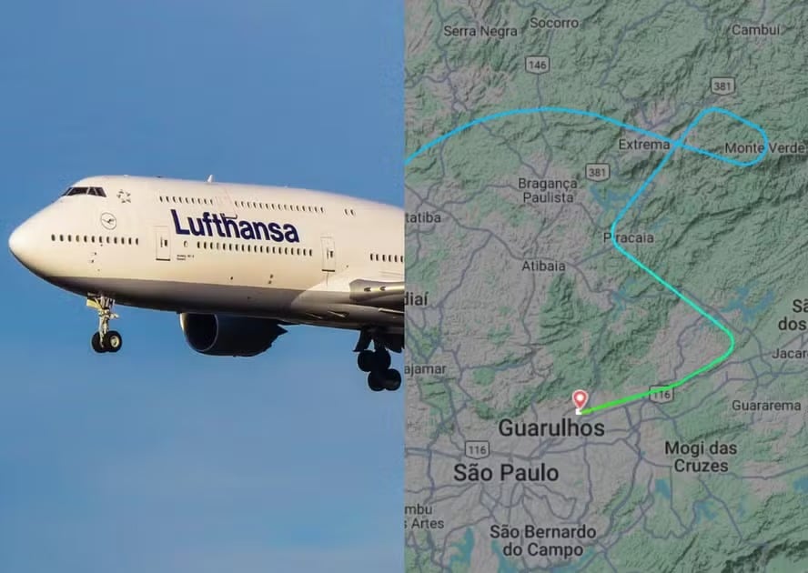 Foto: Divulgação e Reprodução/FlightRadar