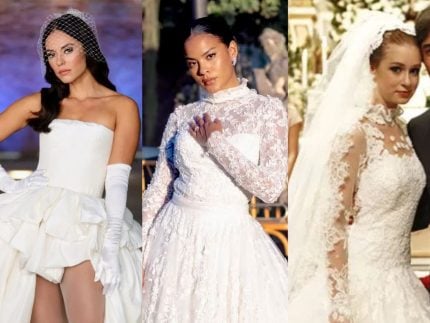 Alô, Maria de Fátima! Relembre vestidos de noiva marcantes das novelas da Globo