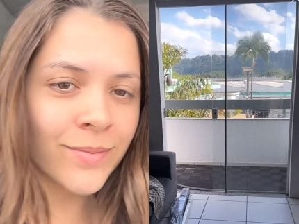Mãe gera repercussão ao transformar varanda de apartamento em quarto para filha