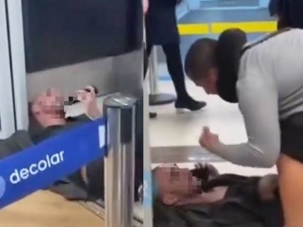 Homem causa tumulto em aeroporto ao bloquear portão de embarque após perder voo em SP