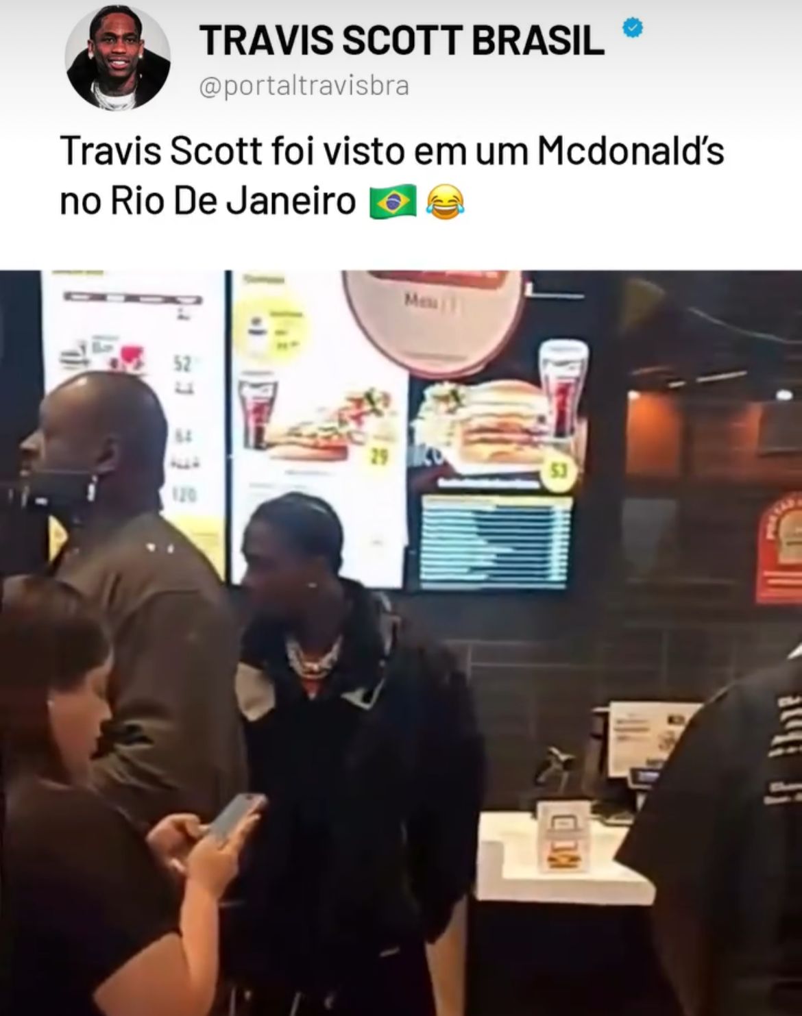Foto/Instagram/@
portaltravisbra