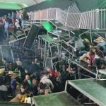 Arquibancada desaba e deixa 60 feridos durante rodeio no interior de SP