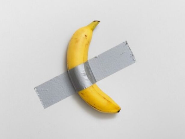 Visitante devora “banana mais cara do mundo” exposta em museu na França