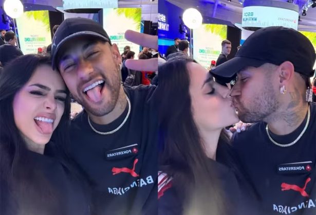 Neymar e Bruna Biancardi curtem “vale night” após nascimento da filha caçula