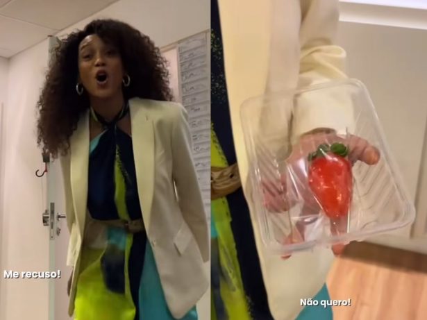 Taís Araújo fica de fora de trend e dispensa morango do amor: “Me recuso”