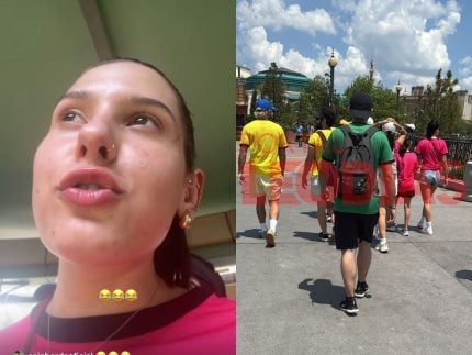 Ana Castela ironiza após ser flagrada com Zé Felipe em Orlando: “Vou assumir”