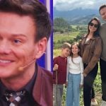 Michel Teló brinca com a diferença de idade entre os filhos: “Sabe, o resguardo?”