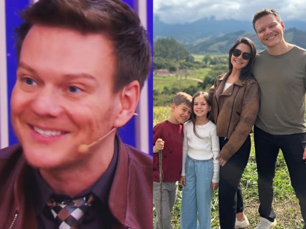 Michel Teló brinca com a diferença de idade entre os filhos: “Sabe, o resguardo?”