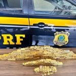 PRF apreende mais de 100kg de ouro durante operação em rodovia de Roraima