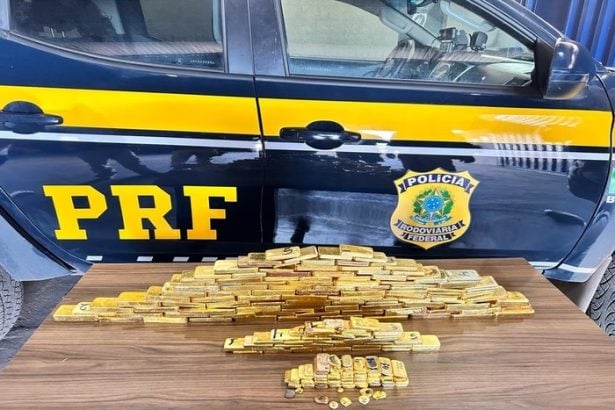 PRF apreende mais de 100kg de ouro durante operação em rodovia de Roraima
